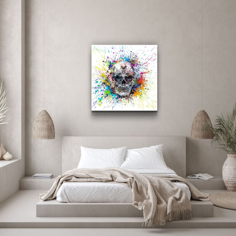 Other wall decoration - ・"Skulla"・Glass Wall Art | Artdesigna Glass Printing Wall Arts. - ARTDESIGNA