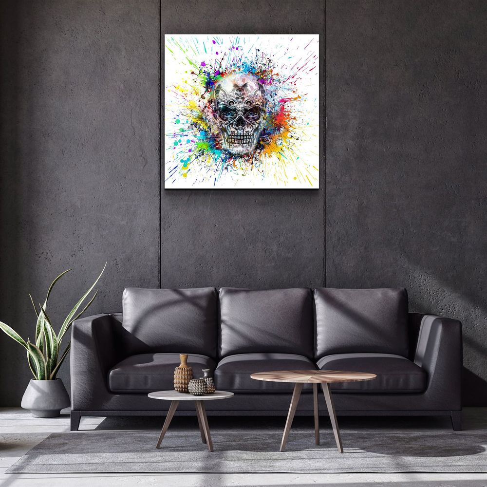 Other wall decoration - ・"Skulla"・Glass Wall Art | Artdesigna Glass Printing Wall Arts. - ARTDESIGNA
