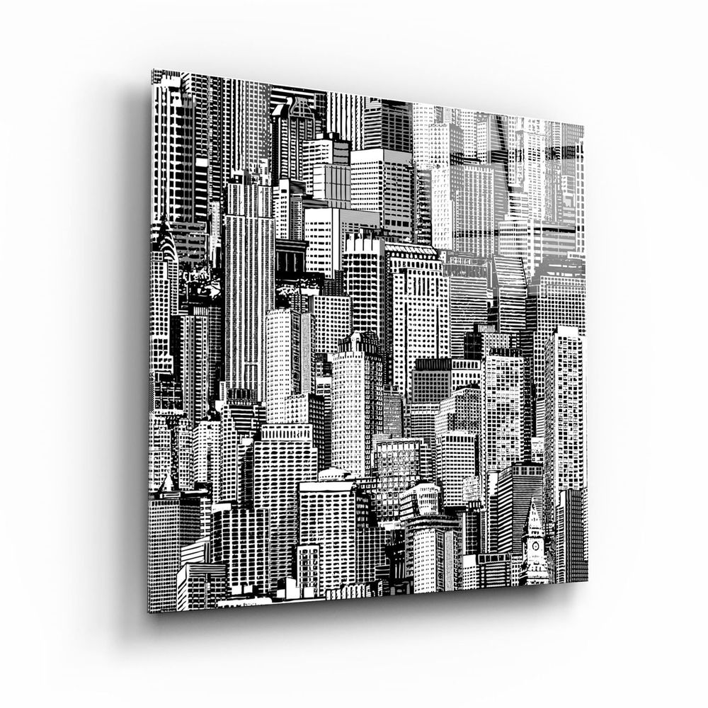Autres décorations murales - ・"Apartments"・Glass Wall Art | Artdesigna Glass Printing Wall Arts. - ARTDESIGNA