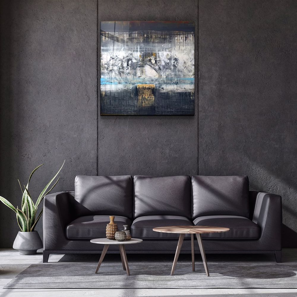 Autres décorations murales - ・"Abstractface"・Glass Wall Art | Artdesigna Glass Printing Wall Arts. - ARTDESIGNA