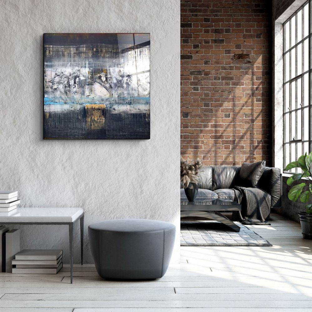 Autres décorations murales - ・"Abstractface"・Glass Wall Art | Artdesigna Glass Printing Wall Arts. - ARTDESIGNA
