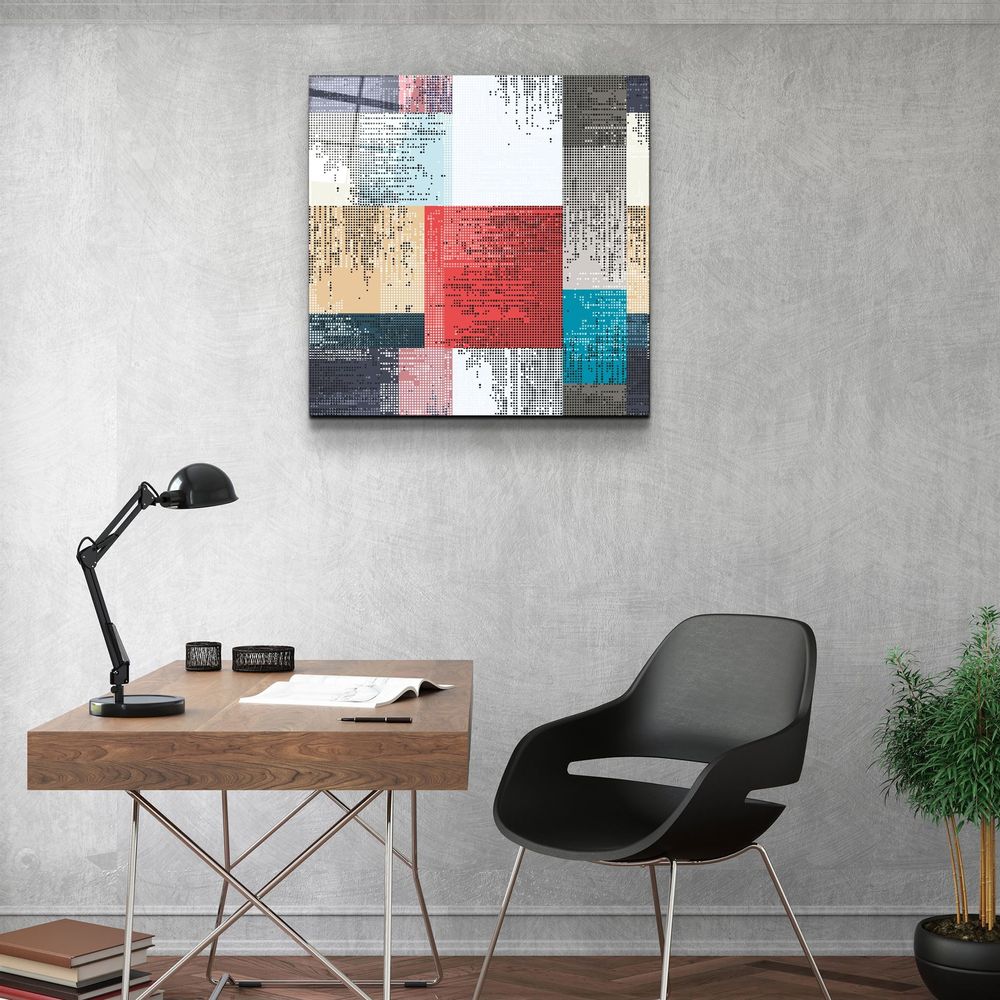 Other wall decoration - ・"Squares"・Glass Wall Art | Artdesigna Glass Printing Wall Arts. - ARTDESIGNA