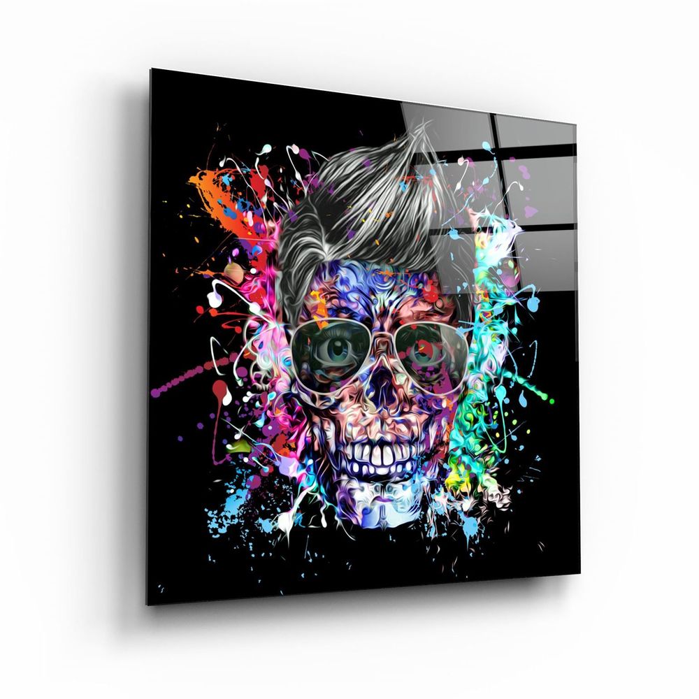 Autres décorations murales - ・"Skulla2"・Glass Wall Art | Artdesigna Glass Printing Wall Arts. - ARTDESIGNA