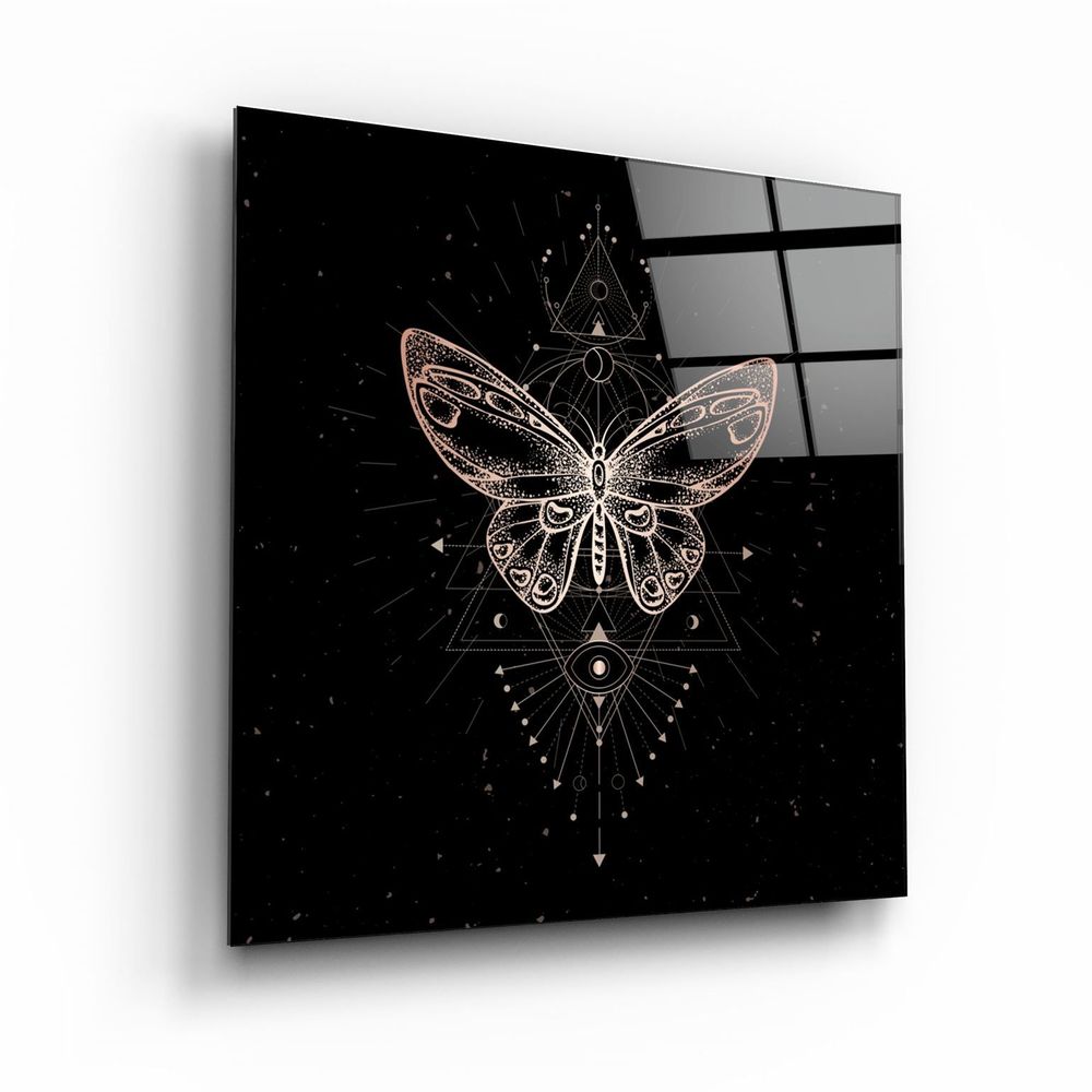 Other wall decoration - ・"Butterfly Signs"・Glass Wall Art | Artdesigna Glass Printing Wall Arts. - ARTDESIGNA