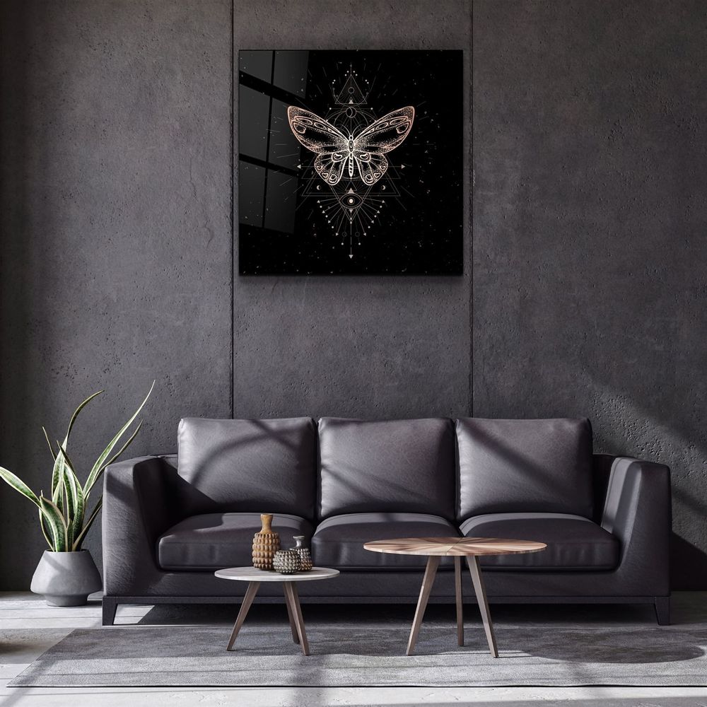 Other wall decoration - ・"Butterfly Signs"・Glass Wall Art | Artdesigna Glass Printing Wall Arts. - ARTDESIGNA