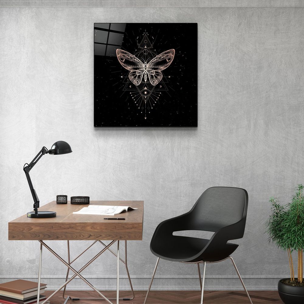 Other wall decoration - ・"Butterfly Signs"・Glass Wall Art | Artdesigna Glass Printing Wall Arts. - ARTDESIGNA
