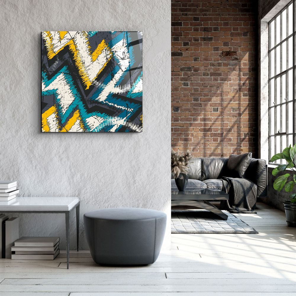 Autres décorations murales - ・"Absctract Colors"・Glass Wall Art | Artdesigna Glass Printing Wall Arts. - ARTDESIGNA