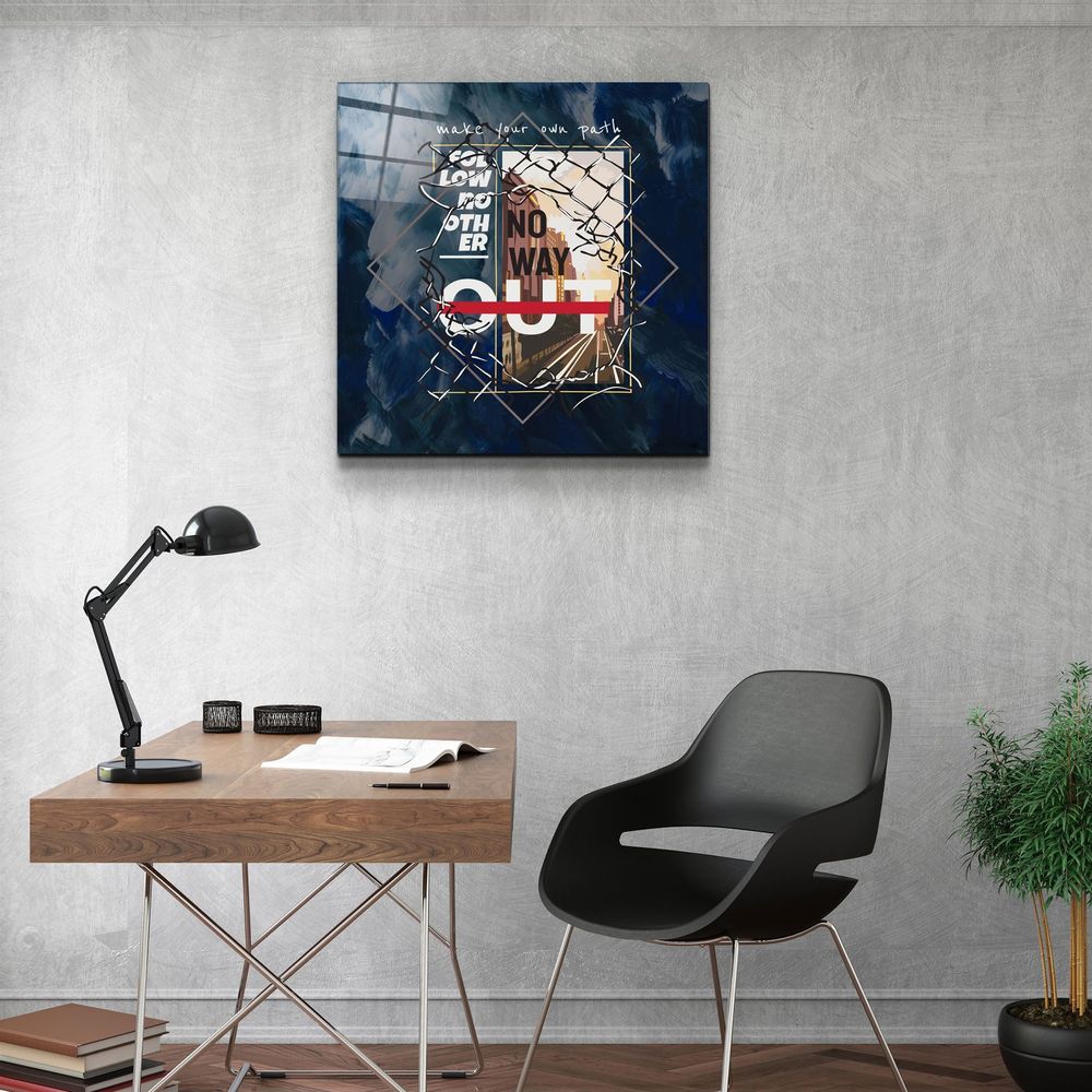 Autres décorations murales - ・"No Way Out"・Glass Wall Art | Artdesigna Glass Printing Wall Arts. - ARTDESIGNA
