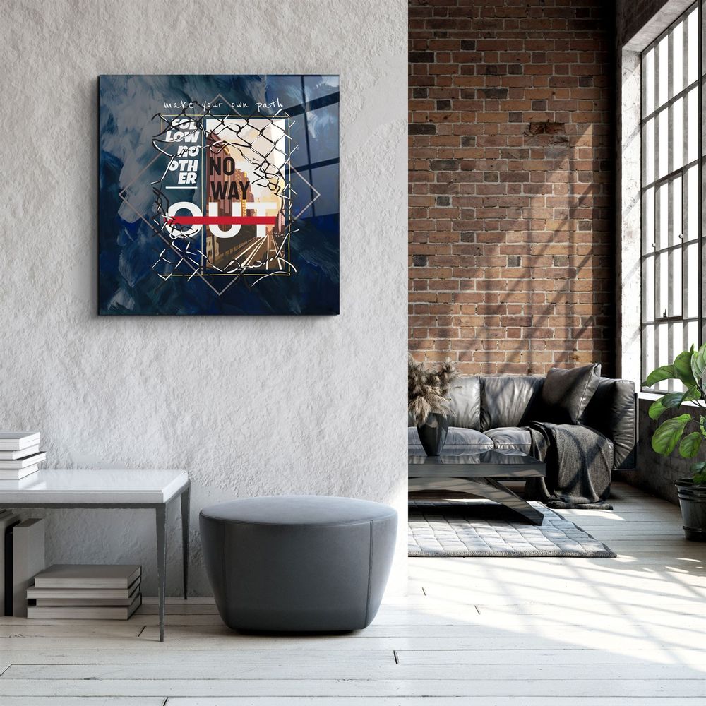 Autres décorations murales - ・"No Way Out"・Glass Wall Art | Artdesigna Glass Printing Wall Arts. - ARTDESIGNA