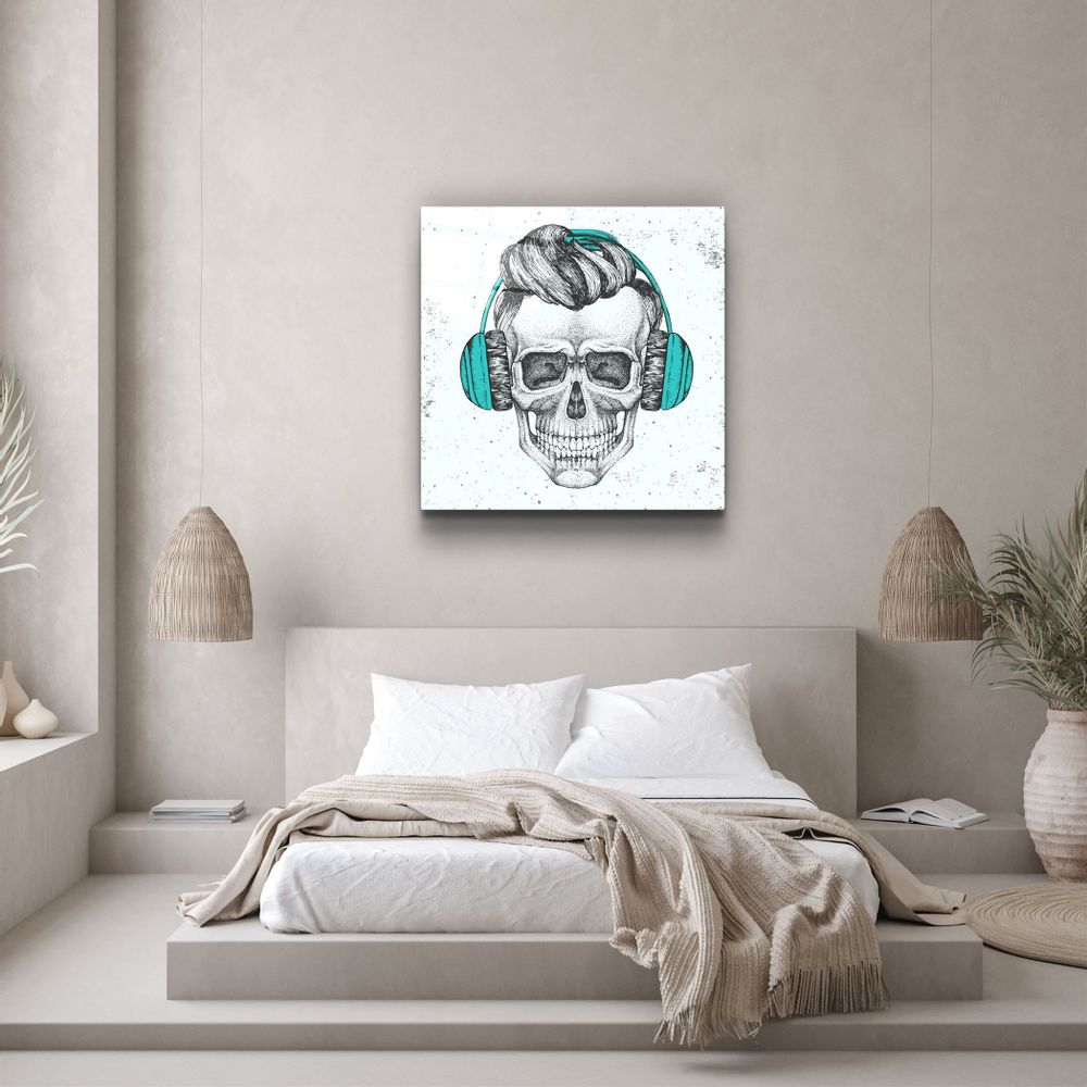 Other wall decoration - ・"Skulla3"・Glass Wall Art | Artdesigna Glass Printing Wall Arts. - ARTDESIGNA