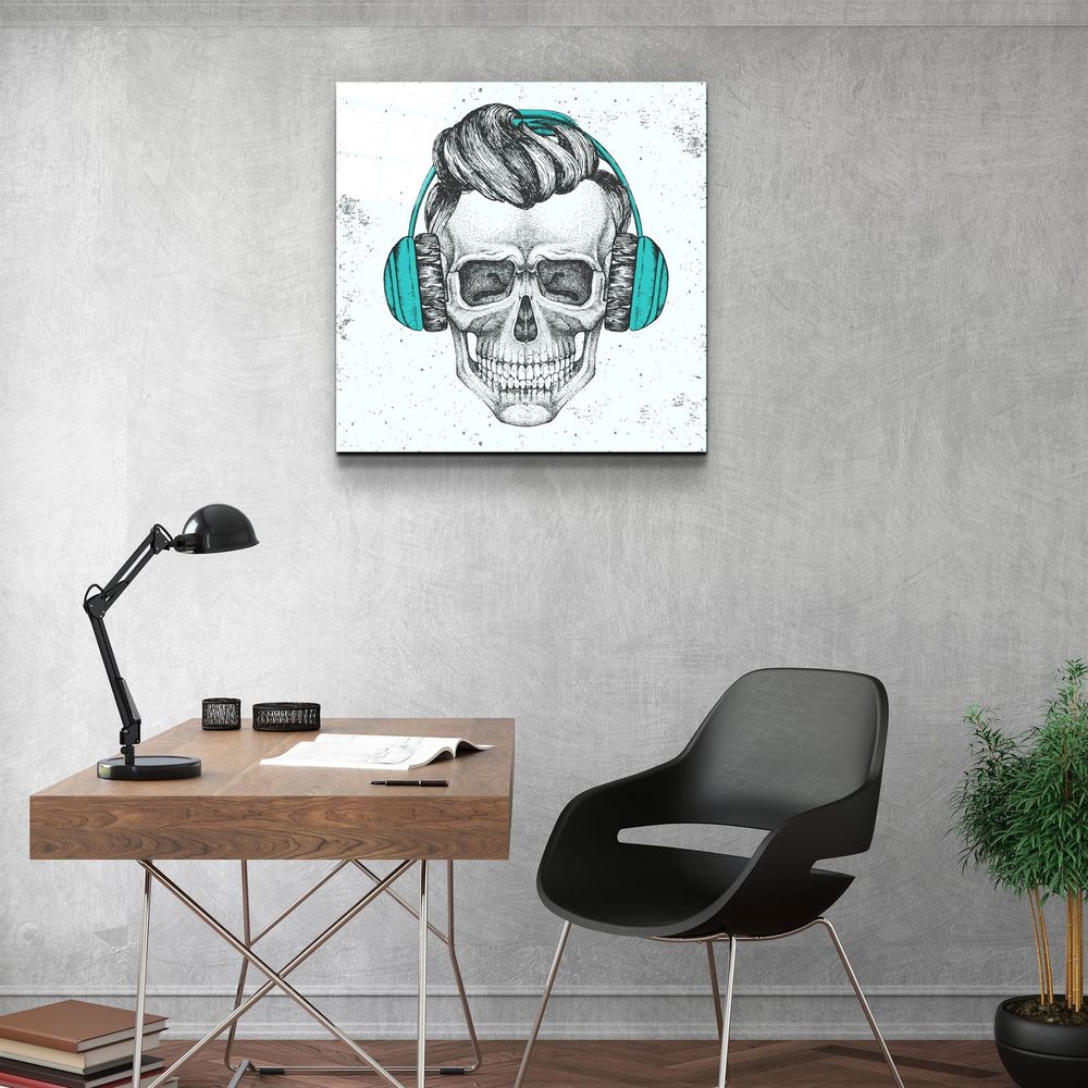 Other wall decoration - ・"Skulla3"・Glass Wall Art | Artdesigna Glass Printing Wall Arts. - ARTDESIGNA