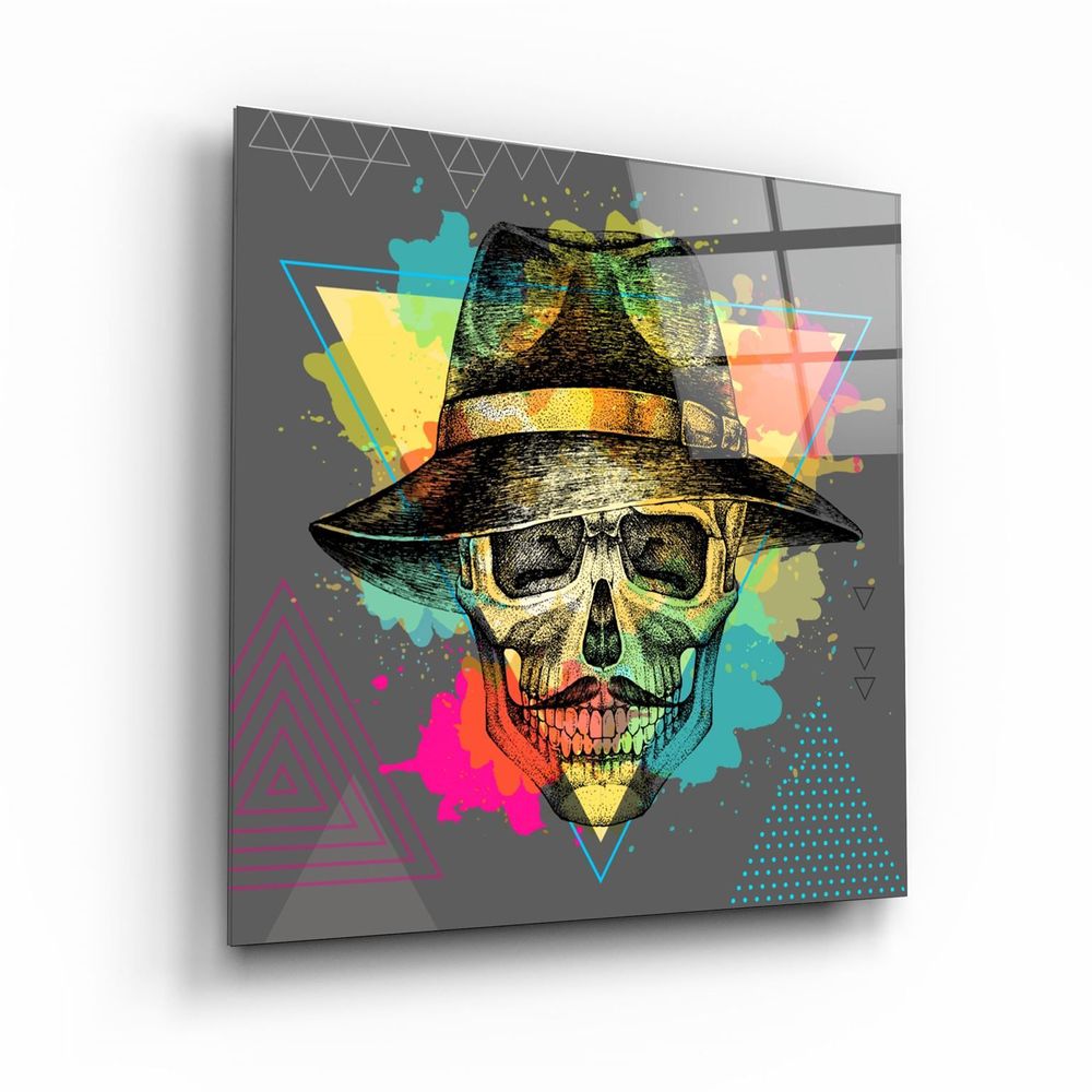 Autres décorations murales - ・"Skulla4"・Glass Wall Art | Artdesigna Glass Printing Wall Arts. - ARTDESIGNA