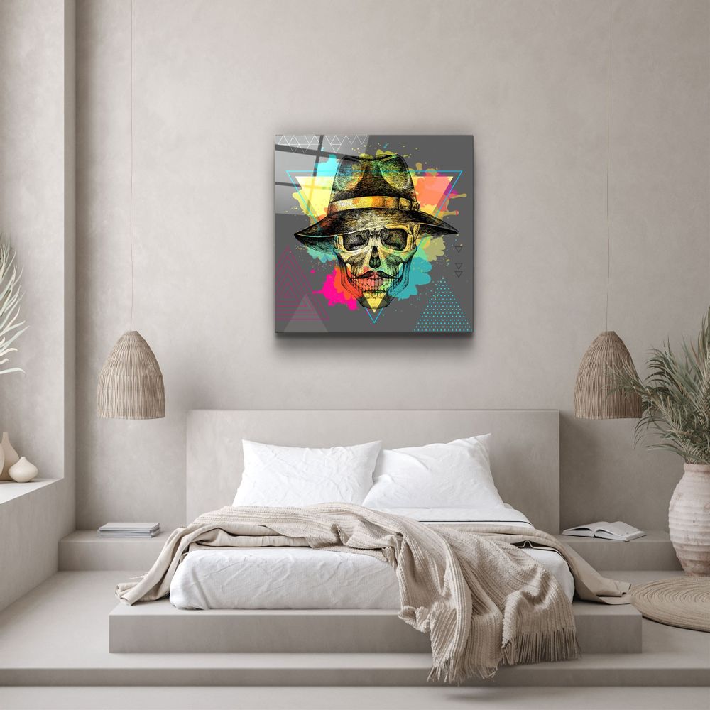 Autres décorations murales - ・"Skulla4"・Glass Wall Art | Artdesigna Glass Printing Wall Arts. - ARTDESIGNA