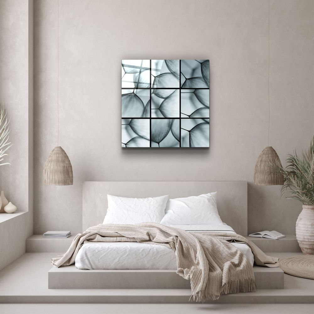 Autres décorations murales - ・"Flower Mosaic"・Glass Wall Art | Artdesigna Glass Printing Wall Arts. - ARTDESIGNA