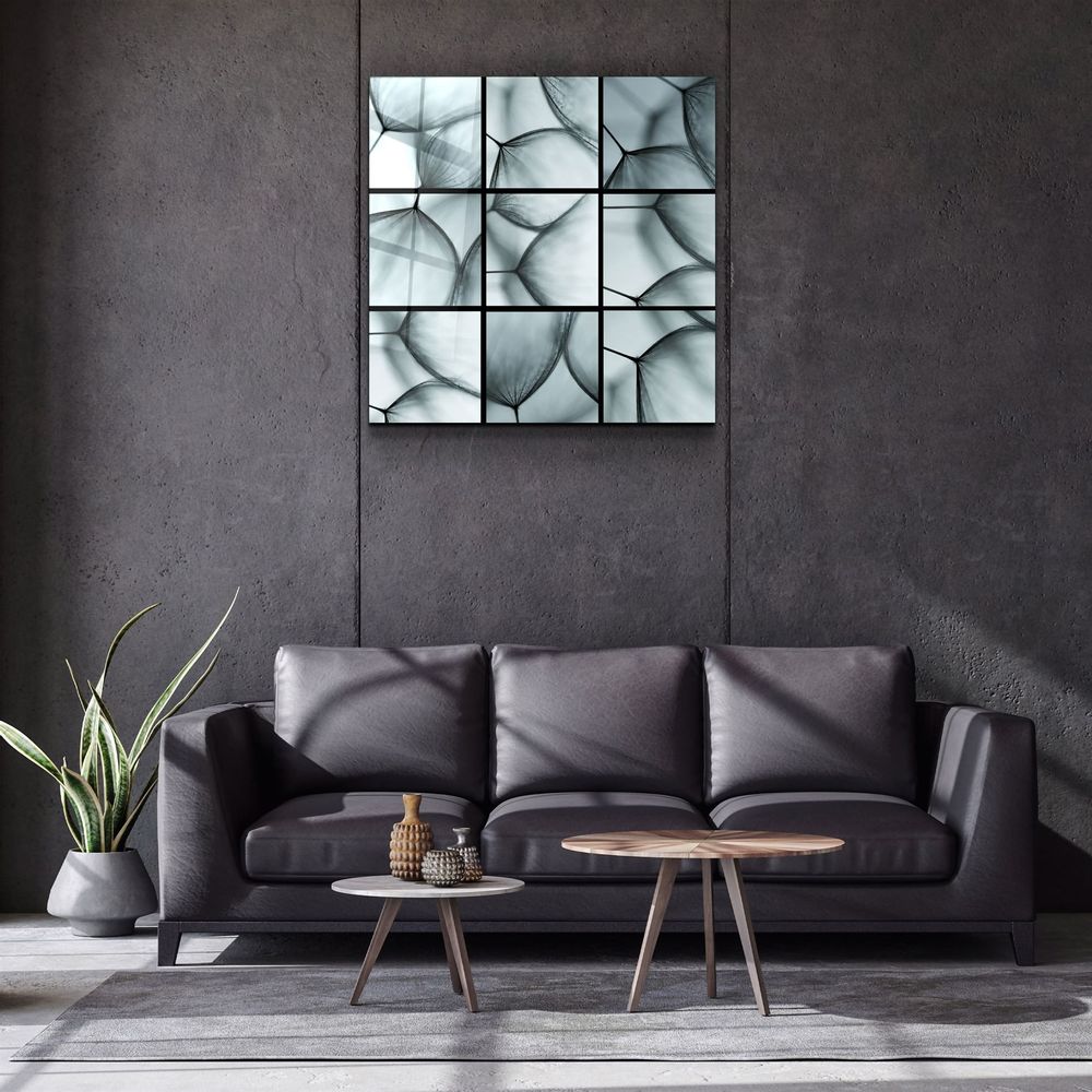 Autres décorations murales - ・"Flower Mosaic"・Glass Wall Art | Artdesigna Glass Printing Wall Arts. - ARTDESIGNA