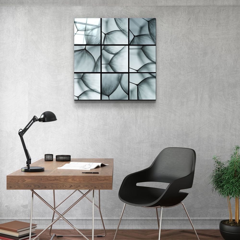 Autres décorations murales - ・"Flower Mosaic"・Glass Wall Art | Artdesigna Glass Printing Wall Arts. - ARTDESIGNA