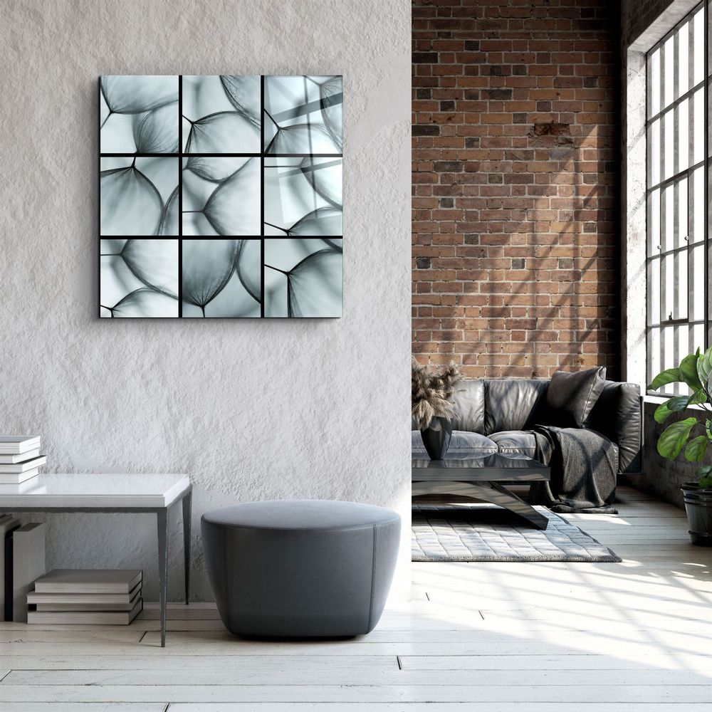 Autres décorations murales - ・"Flower Mosaic"・Glass Wall Art | Artdesigna Glass Printing Wall Arts. - ARTDESIGNA