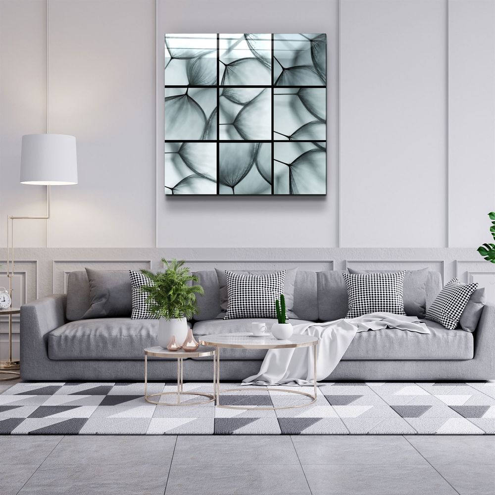 Autres décorations murales - ・"Flower Mosaic"・Glass Wall Art | Artdesigna Glass Printing Wall Arts. - ARTDESIGNA