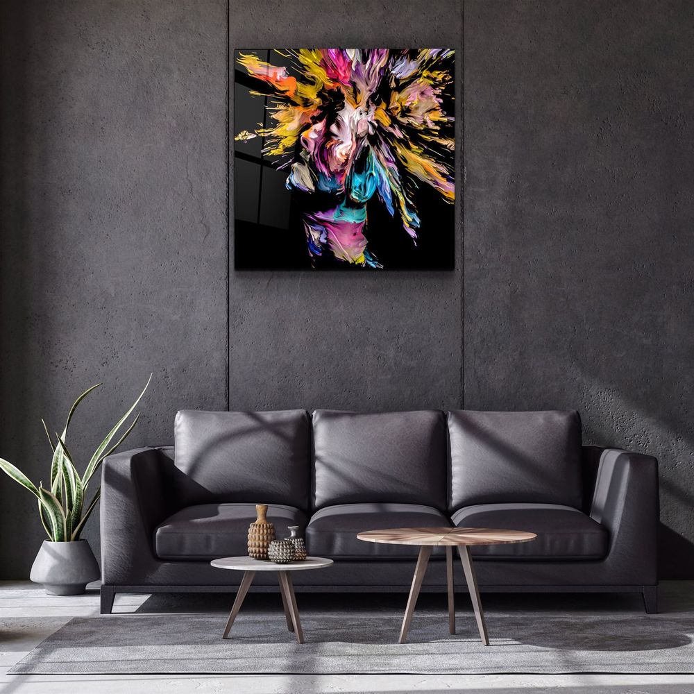 Other wall decoration - ・"Boom Head"・Glass Wall Art | Artdesigna Glass Printing Wall Arts. - ARTDESIGNA