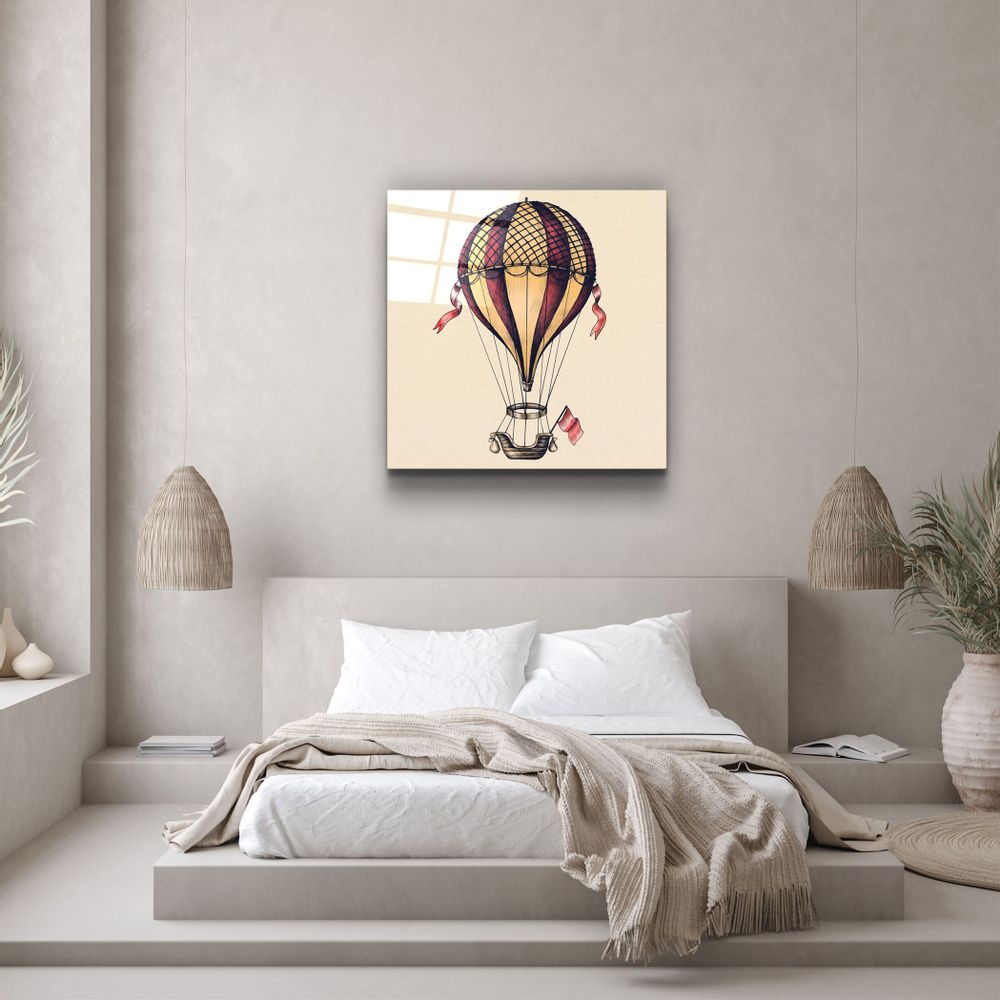 Autres décorations murales - ・"The Baloon"・Glass Wall Art | Artdesigna Glass Printing Wall Arts. - ARTDESIGNA