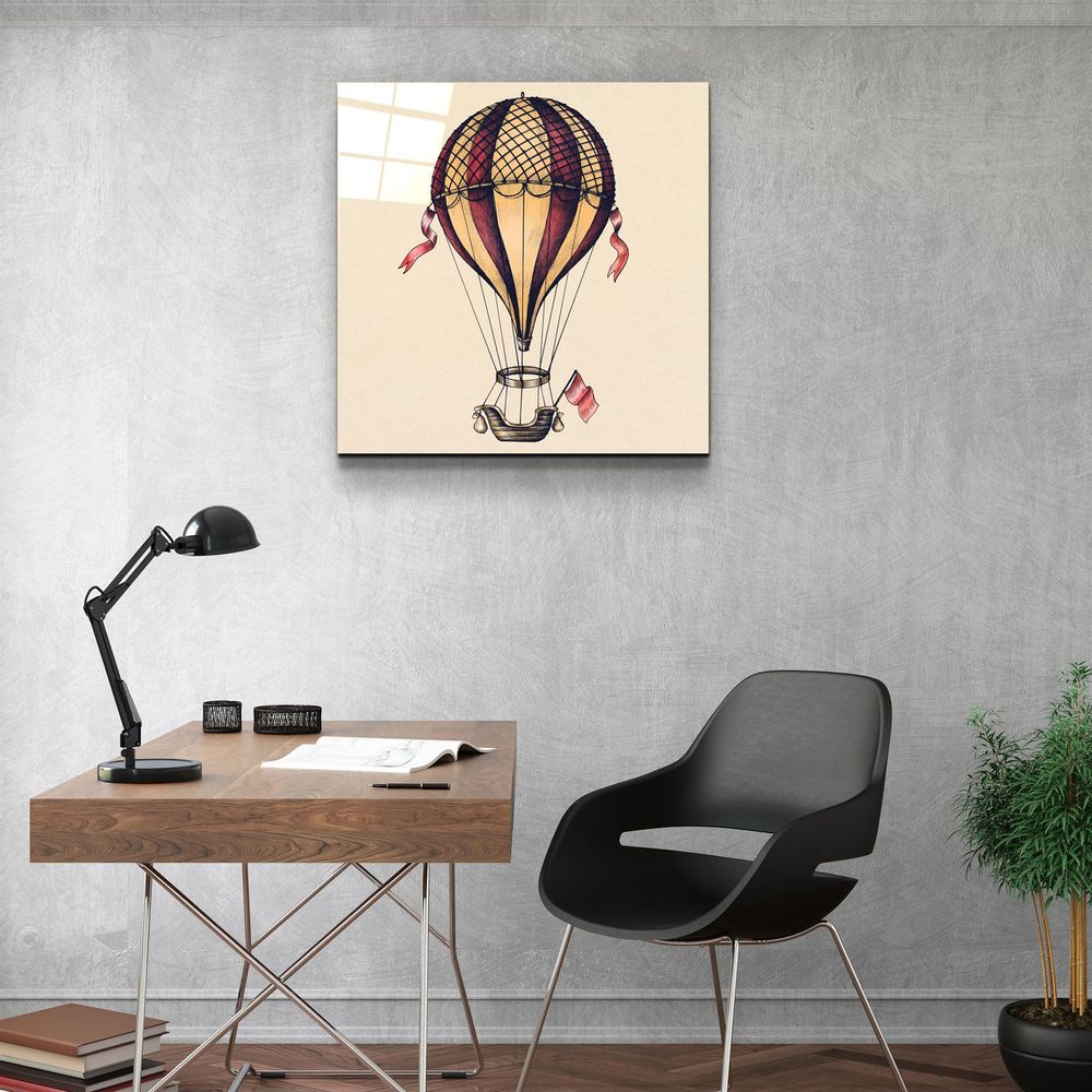 Autres décorations murales - ・"The Baloon"・Glass Wall Art | Artdesigna Glass Printing Wall Arts. - ARTDESIGNA