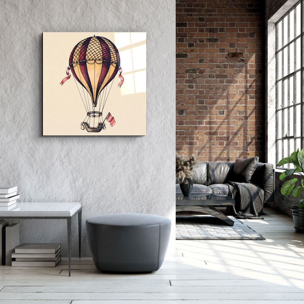 Autres décorations murales - ・"The Baloon"・Glass Wall Art | Artdesigna Glass Printing Wall Arts. - ARTDESIGNA