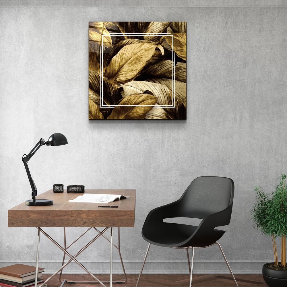 Other wall decoration - ・"Leaves "・Glass Wall Art | Artdesigna Glass Printing Wall Arts. - ARTDESIGNA