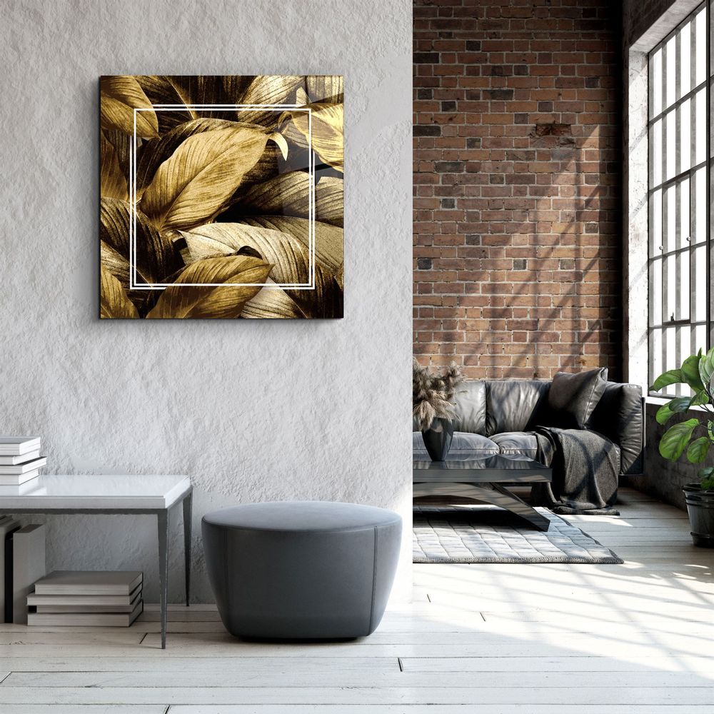 Other wall decoration - ・"Leaves "・Glass Wall Art | Artdesigna Glass Printing Wall Arts. - ARTDESIGNA