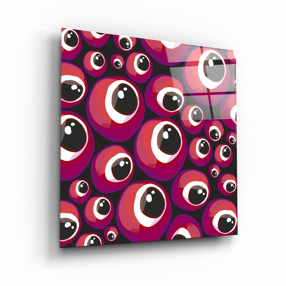 Other wall decoration - ・"Red Eyes"・Glass Wall Art | Artdesigna Glass Printing Wall Arts. - ARTDESIGNA