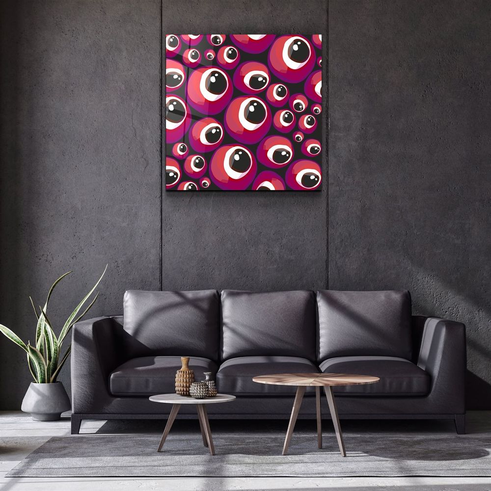 Other wall decoration - ・"Red Eyes"・Glass Wall Art | Artdesigna Glass Printing Wall Arts. - ARTDESIGNA