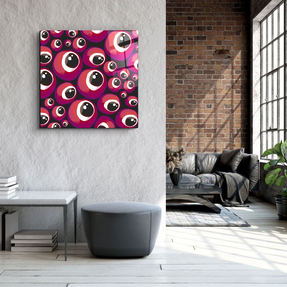 Other wall decoration - ・"Red Eyes"・Glass Wall Art | Artdesigna Glass Printing Wall Arts. - ARTDESIGNA