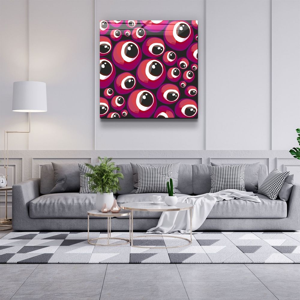 Other wall decoration - ・"Red Eyes"・Glass Wall Art | Artdesigna Glass Printing Wall Arts. - ARTDESIGNA