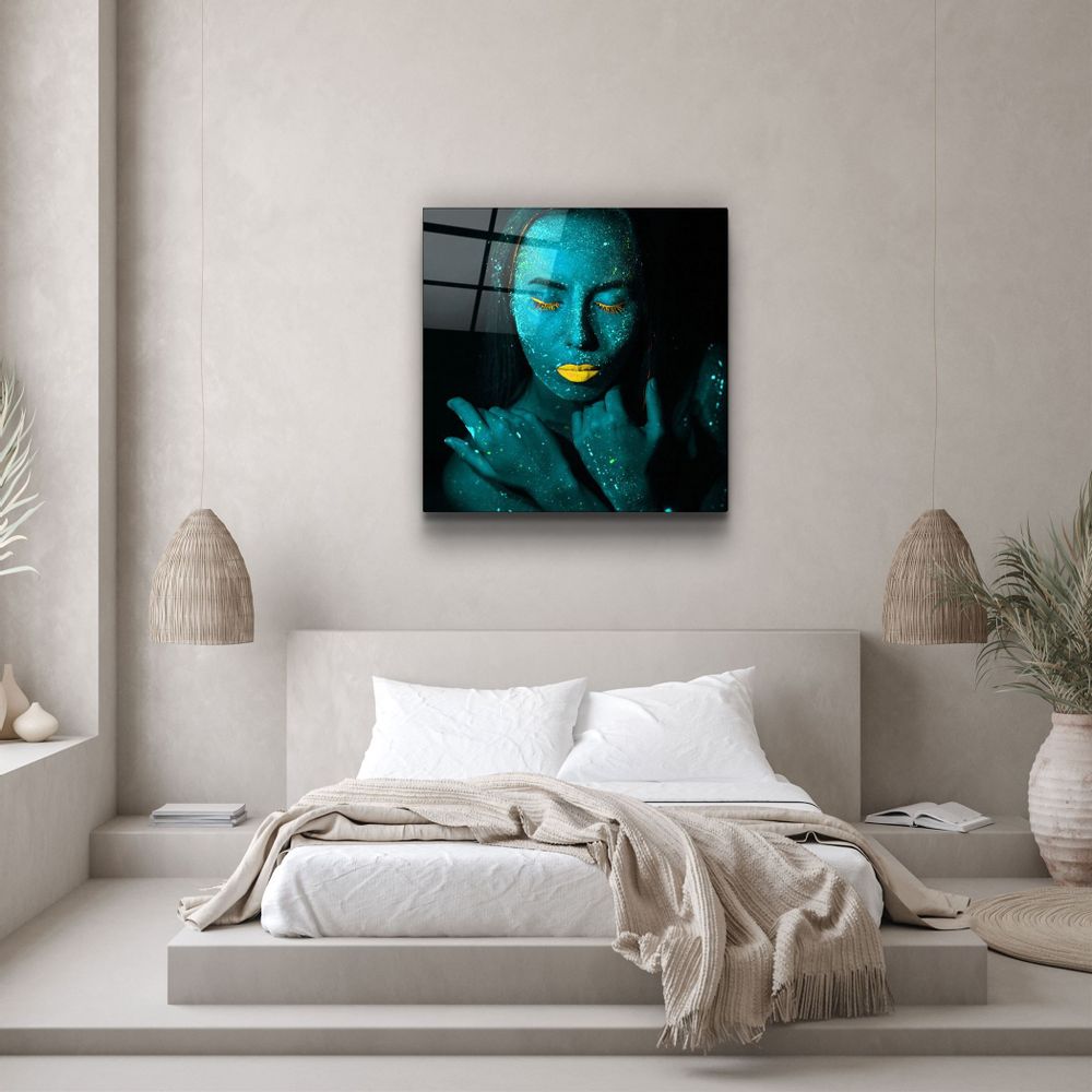 Other wall decoration - ・"Dreamer Green"・Glass Wall Art | Artdesigna Glass Printing Wall Arts. - ARTDESIGNA