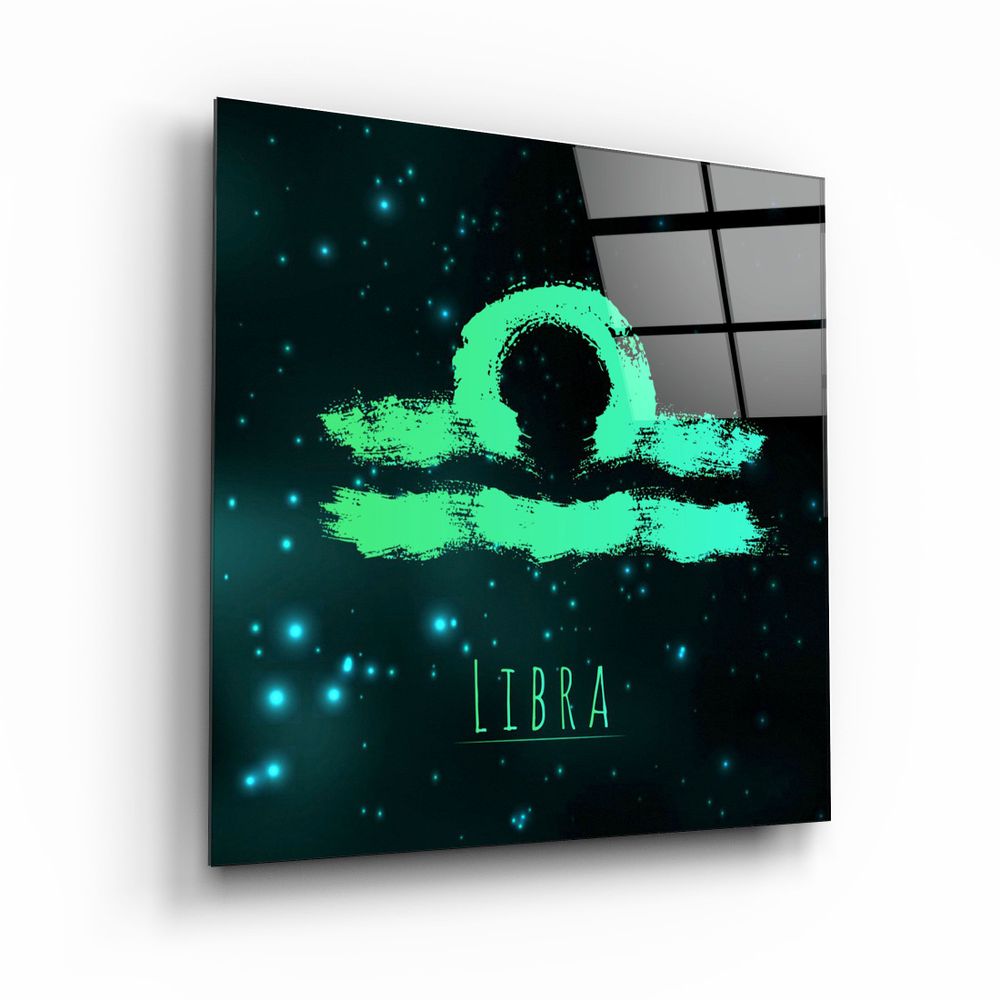 Autres décorations murales - ."Zodiac V2 - Libra". Glass Wall Art | Artdesigna Glass Printing Wall Arts. - ARTDESIGNA