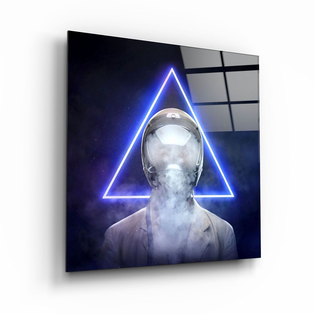 Autres décorations murales - ・"Smoky Face"・Glass Wall Art | Artdesigna Glass Printing Wall Arts. - ARTDESIGNA