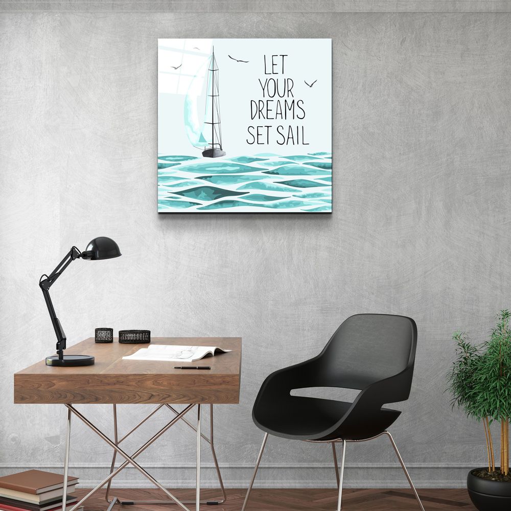 Autres décorations murales - ・"Let Your Dreams"・Glass Wall Art | Artdesigna Glass Printing Wall Arts. - ARTDESIGNA