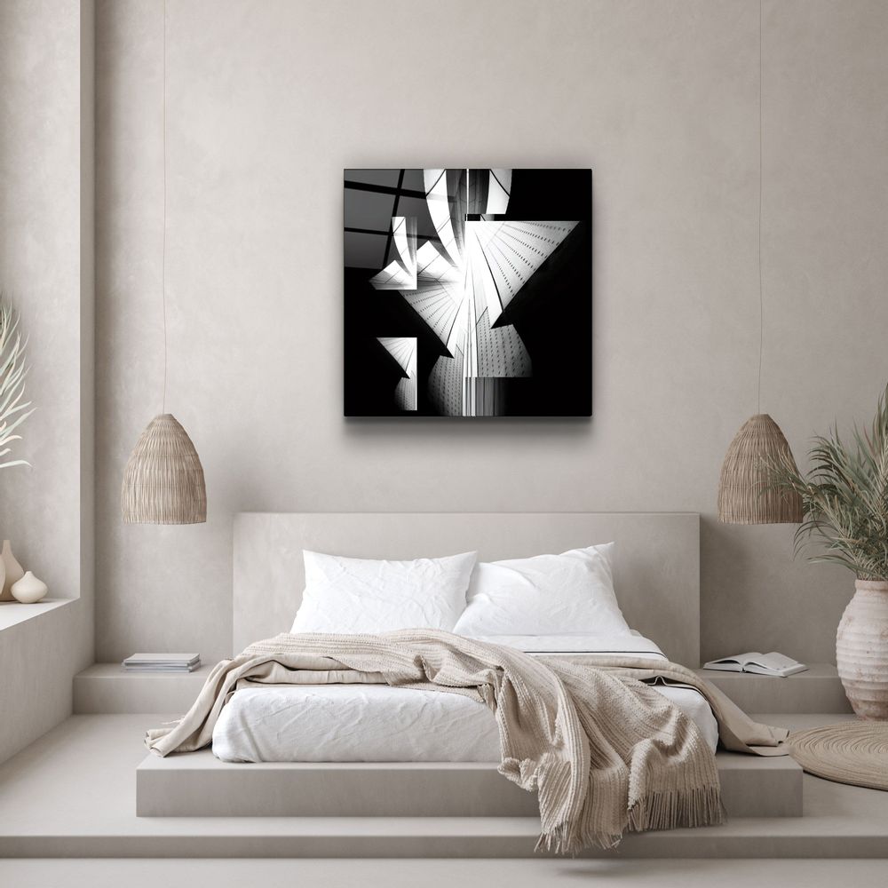 Autres décorations murales - ・"Abstract Building View"・Glass Wall Art | Artdesigna Glass Printing Wall Arts. - ARTDESIGNA