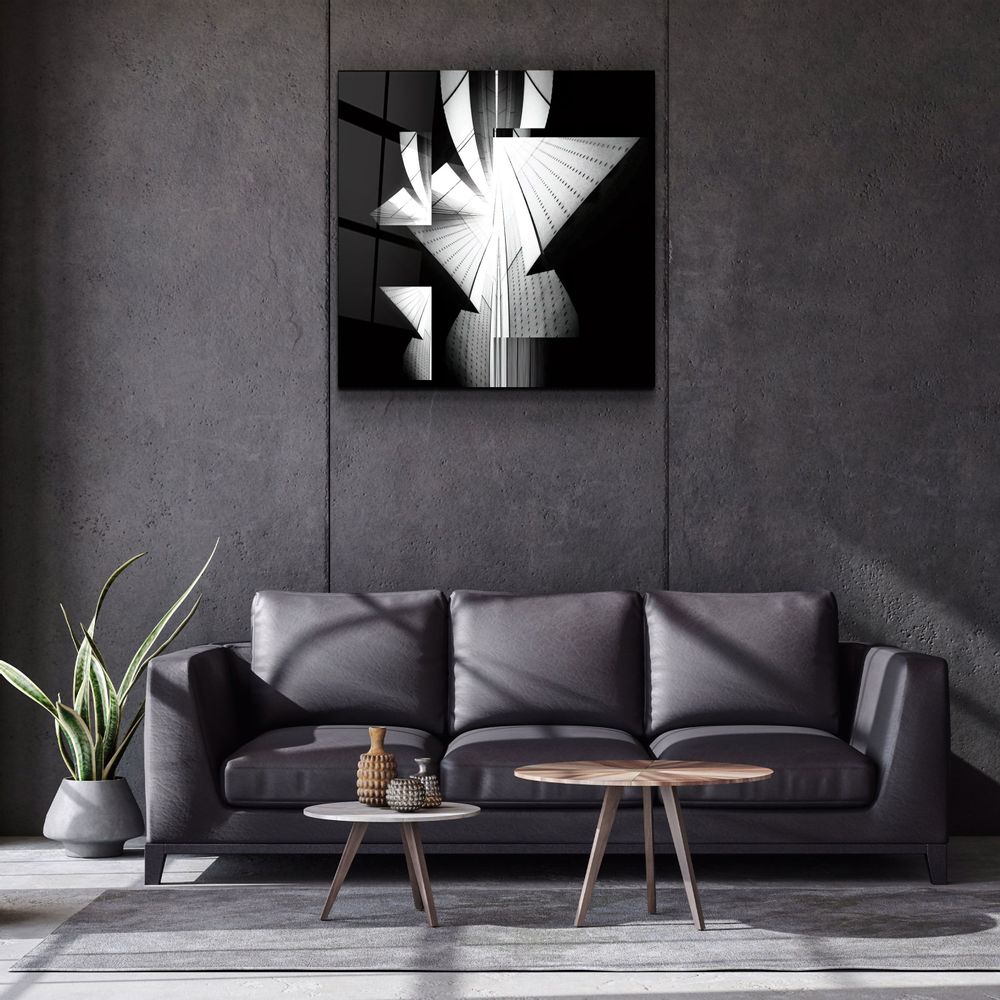 Autres décorations murales - ・"Abstract Building View"・Glass Wall Art | Artdesigna Glass Printing Wall Arts. - ARTDESIGNA