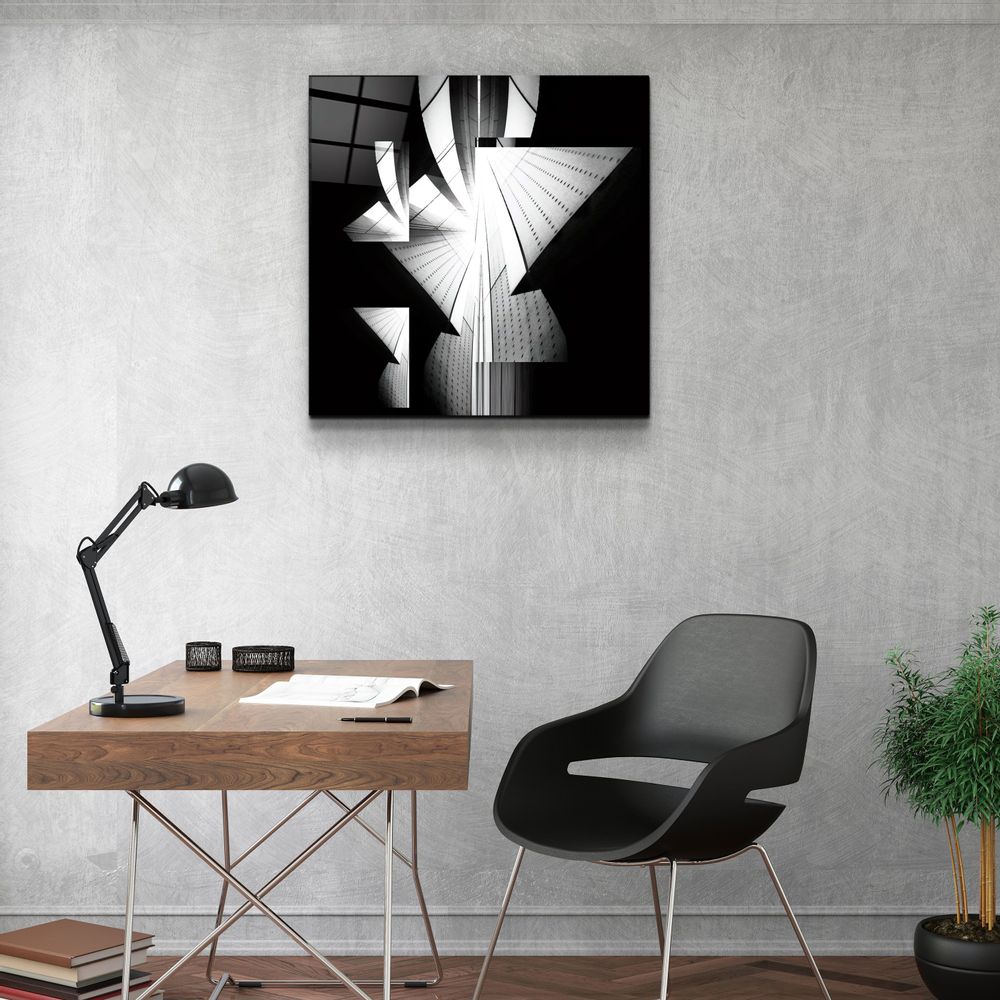 Autres décorations murales - ・"Abstract Building View"・Glass Wall Art | Artdesigna Glass Printing Wall Arts. - ARTDESIGNA