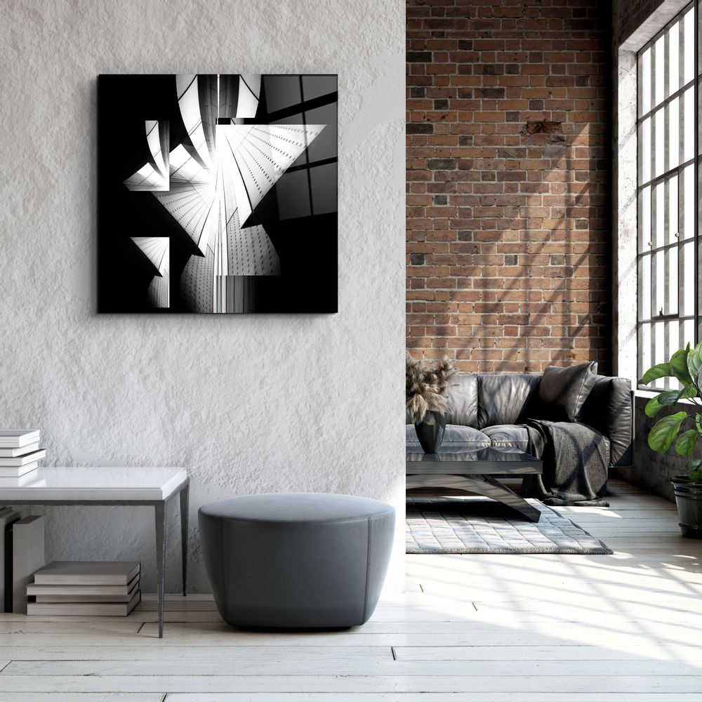 Autres décorations murales - ・"Abstract Building View"・Glass Wall Art | Artdesigna Glass Printing Wall Arts. - ARTDESIGNA