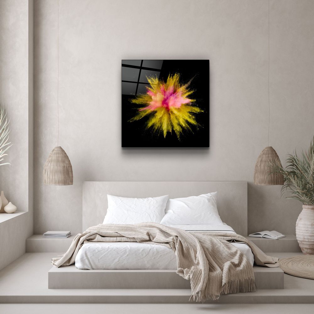 Autres décorations murales - ・"Colorful Explosion V2"・Glass Wall Art | Artdesigna Glass Printing Wall Arts. - ARTDESIGNA