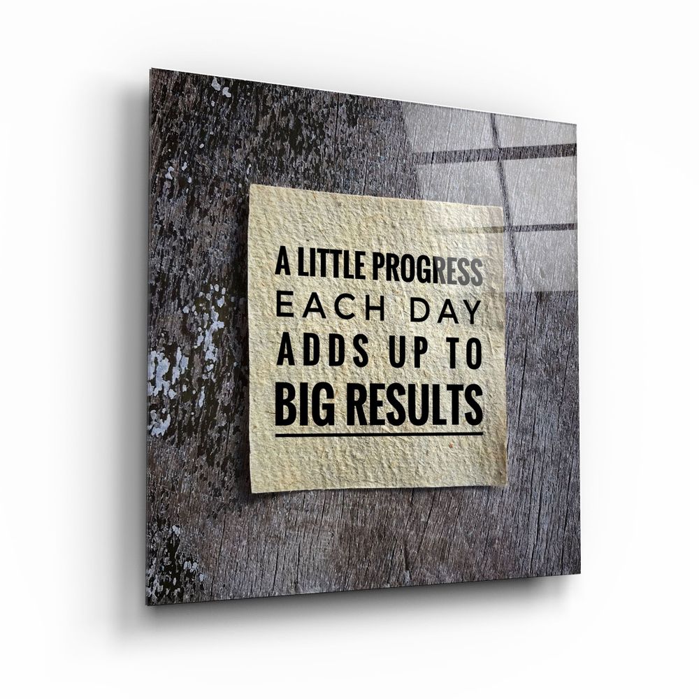 Other wall decoration - ・"Big Results"・Glass Wall Art | Artdesigna Glass Printing Wall Arts. - ARTDESIGNA