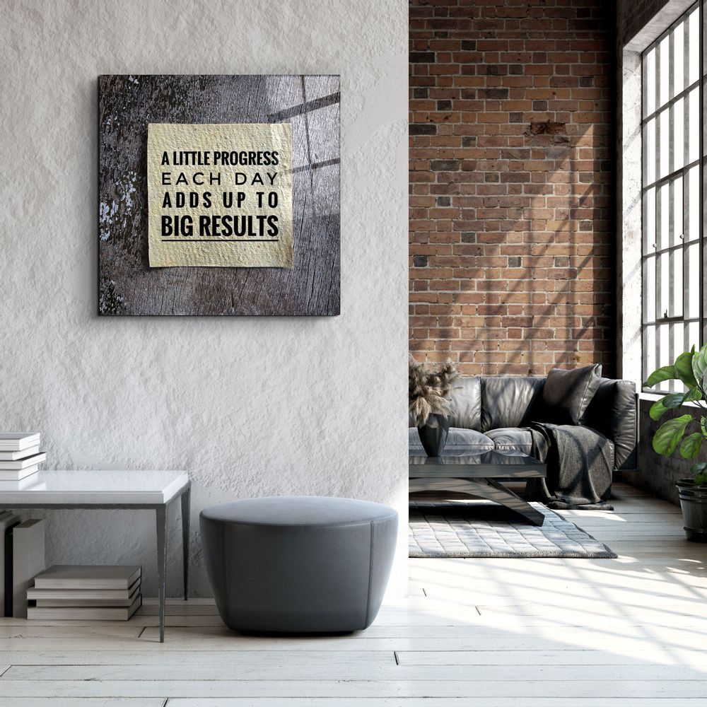 Other wall decoration - ・"Big Results"・Glass Wall Art | Artdesigna Glass Printing Wall Arts. - ARTDESIGNA