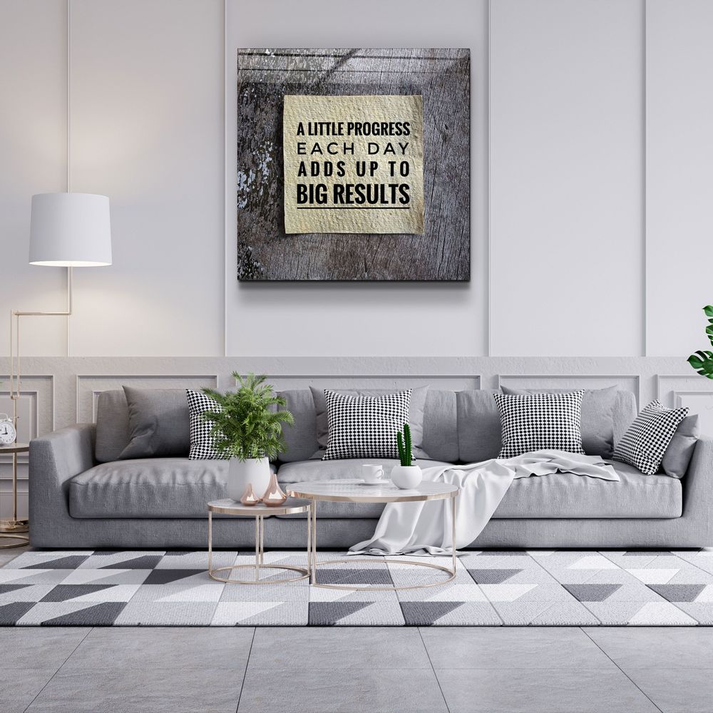 Other wall decoration - ・"Big Results"・Glass Wall Art | Artdesigna Glass Printing Wall Arts. - ARTDESIGNA