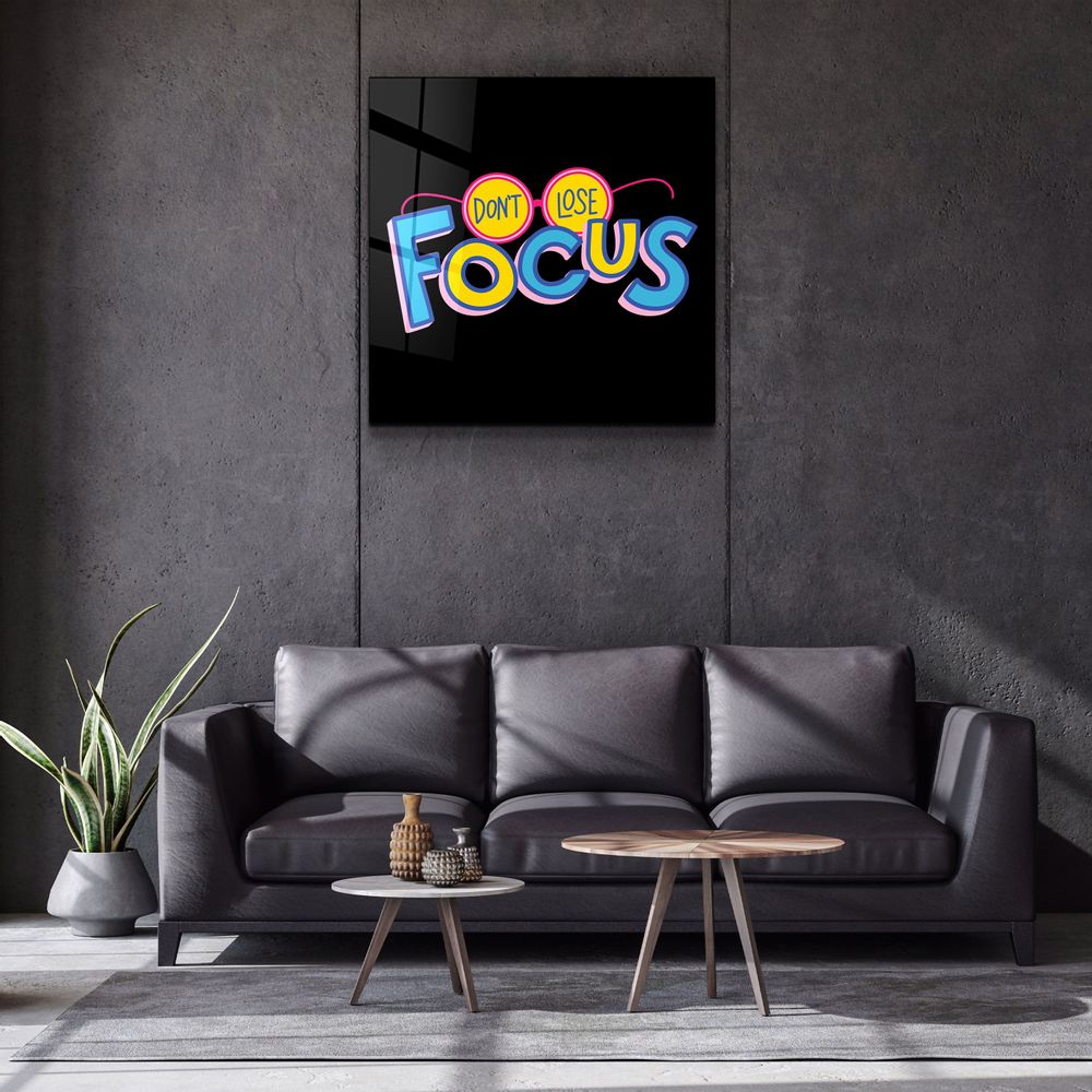 Other wall decoration - ・"Don't Lose Focus"・Glass Wall Art | Artdesigna Glass Printing Wall Arts. - ARTDESIGNA