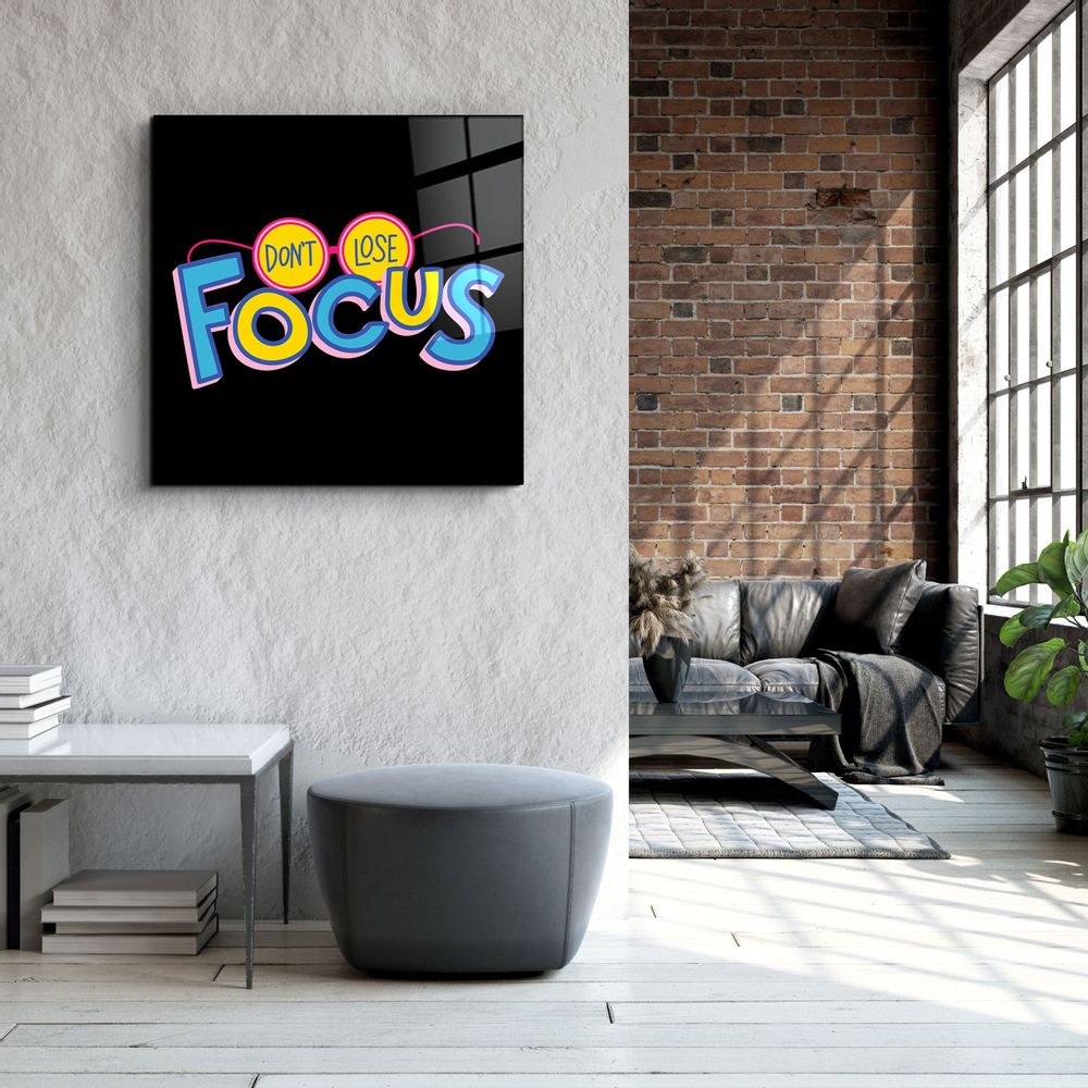 Other wall decoration - ・"Don't Lose Focus"・Glass Wall Art | Artdesigna Glass Printing Wall Arts. - ARTDESIGNA
