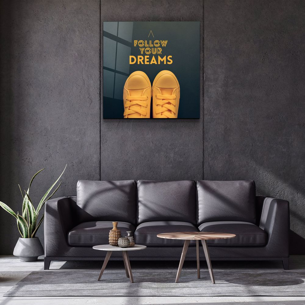 Other wall decoration - ・"Follow Your Dreams"・Glass Wall Art | Artdesigna Glass Printing Wall Arts. - ARTDESIGNA