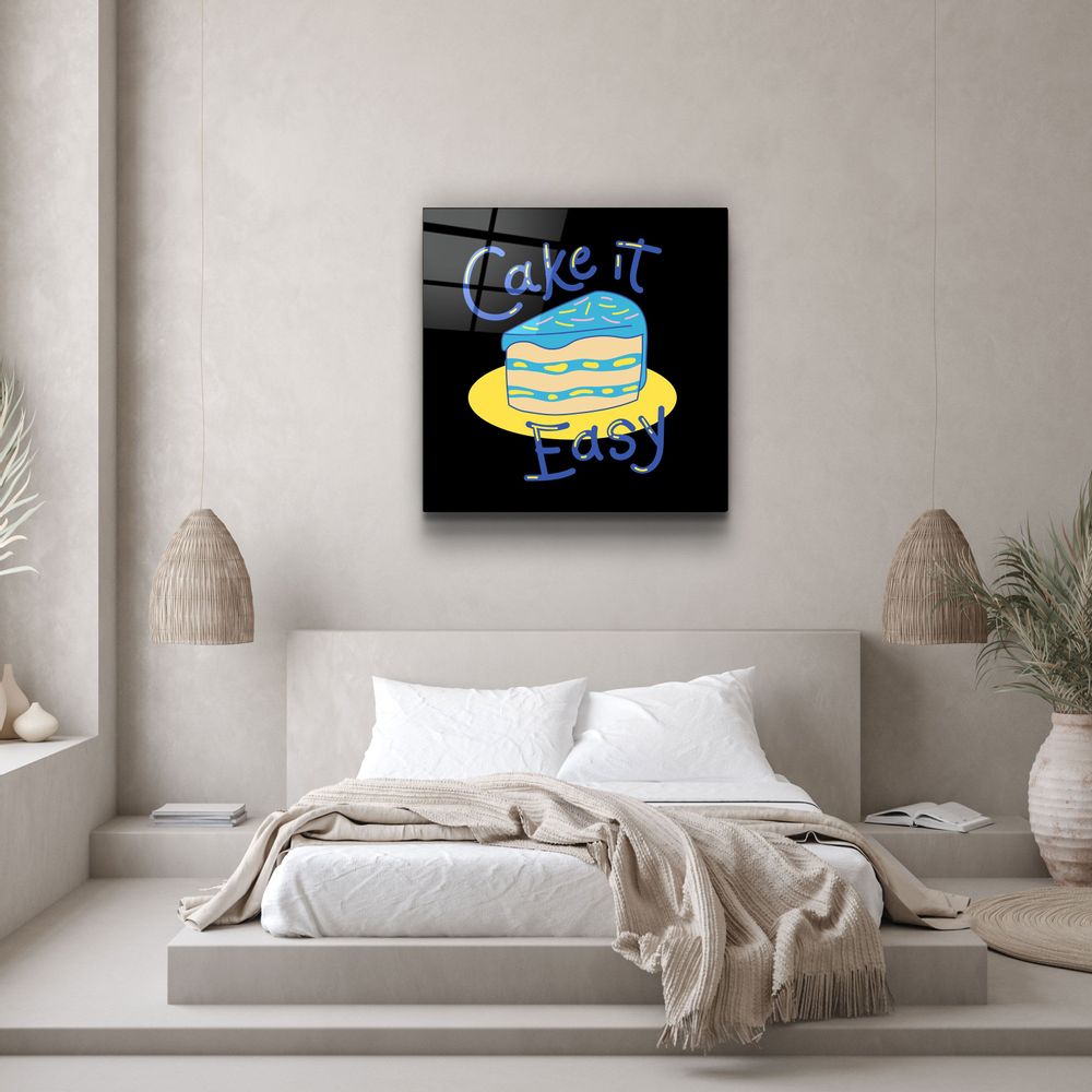 Autres décorations murales - ・"Cake it Easy"・Glass Wall Art | Artdesigna Glass Printing Wall Arts. - ARTDESIGNA