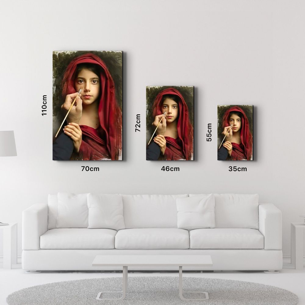 Other wall decoration - Red Dress - Paiting | Glass Wall Art - ARTDESIGNA