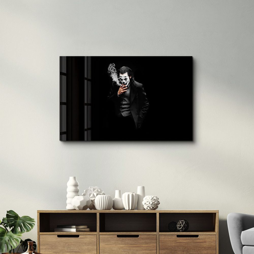 Other wall decoration - Joker - Haha | Designer's Collection Glass Wall Art - ARTDESIGNA